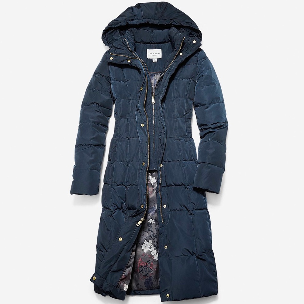 Cole Haan Taffeta Down Coat